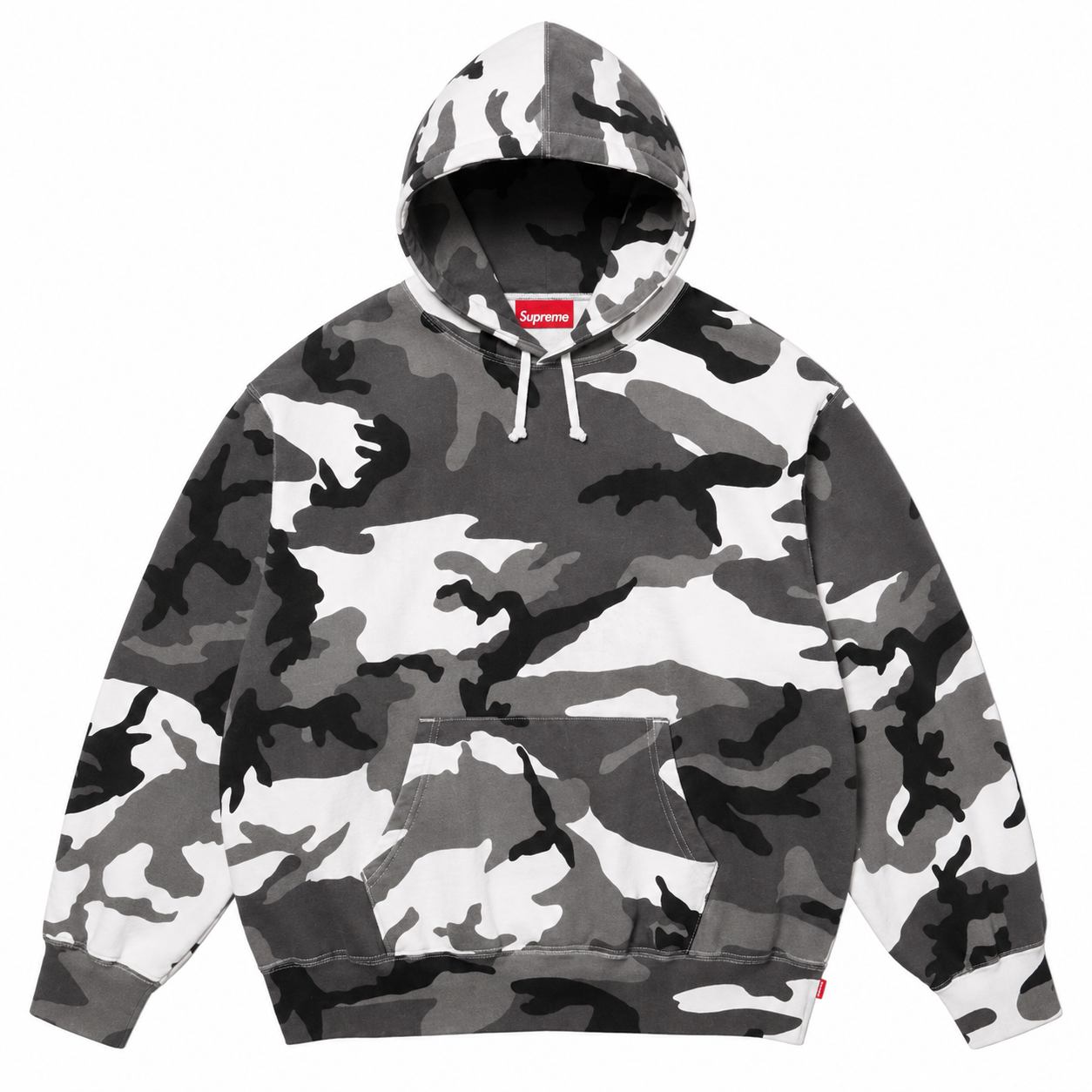 BIG Logo CAMO Hoodie β Oversized Streetwear Heavyweight Fleece