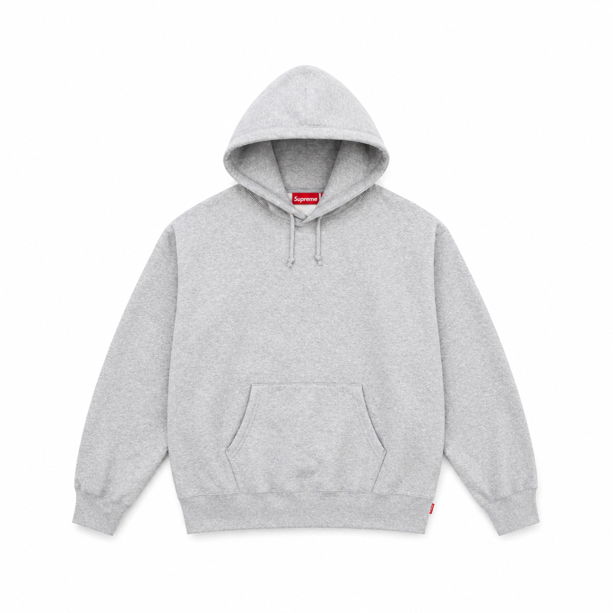 BIG Logo Hoodie Grey — Oversized Streetwear Heavyweight Fleece