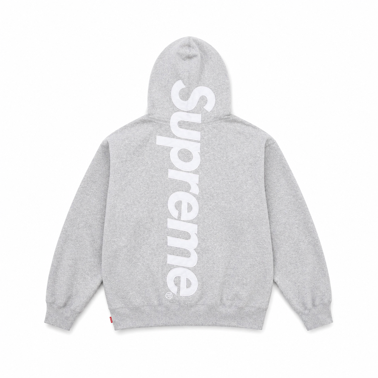 BIG Logo Hoodie Grey — Oversized Streetwear Heavyweight Fleece