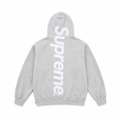BIG Logo Hoodie Grey — Oversized Streetwear Heavyweight Fleece