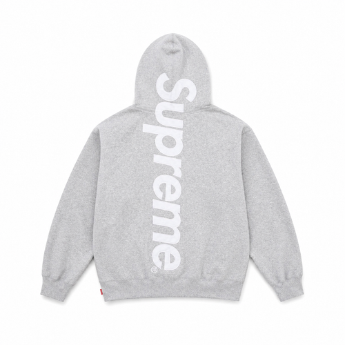 BIG Logo Hoodie Grey — Oversized Streetwear Heavyweight Fleece