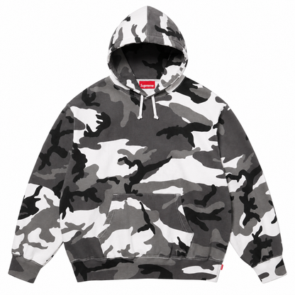 BIG Logo CAMO Hoodie — Oversized Streetwear Heavyweight Fleece