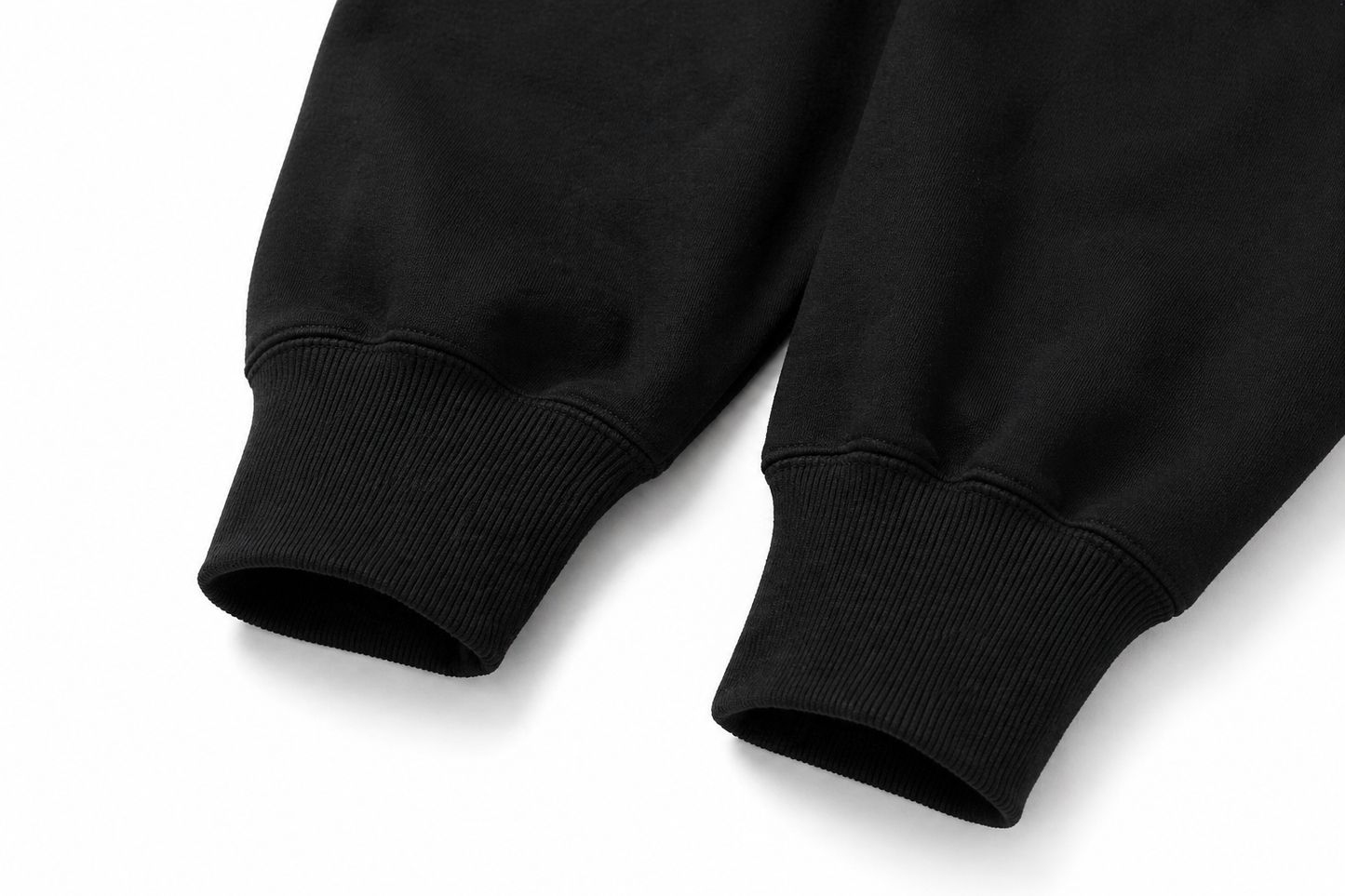 BIG Logo Hoodie Black — Oversized Streetwear Heavyweight Fleece