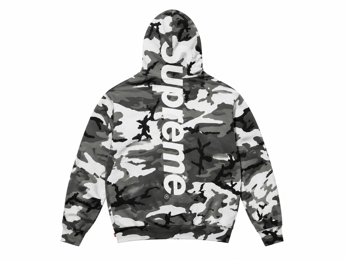 BIG Logo CAMO Hoodie — Oversized Streetwear Heavyweight Fleece