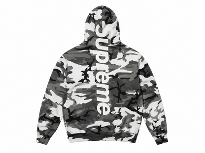BIG Logo CAMO Hoodie — Oversized Streetwear Heavyweight Fleece