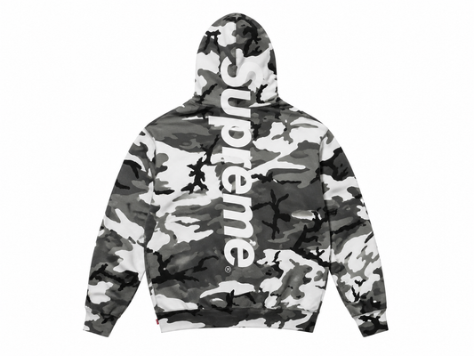 BIG Logo CAMO Hoodie — Oversized Streetwear Heavyweight Fleece
