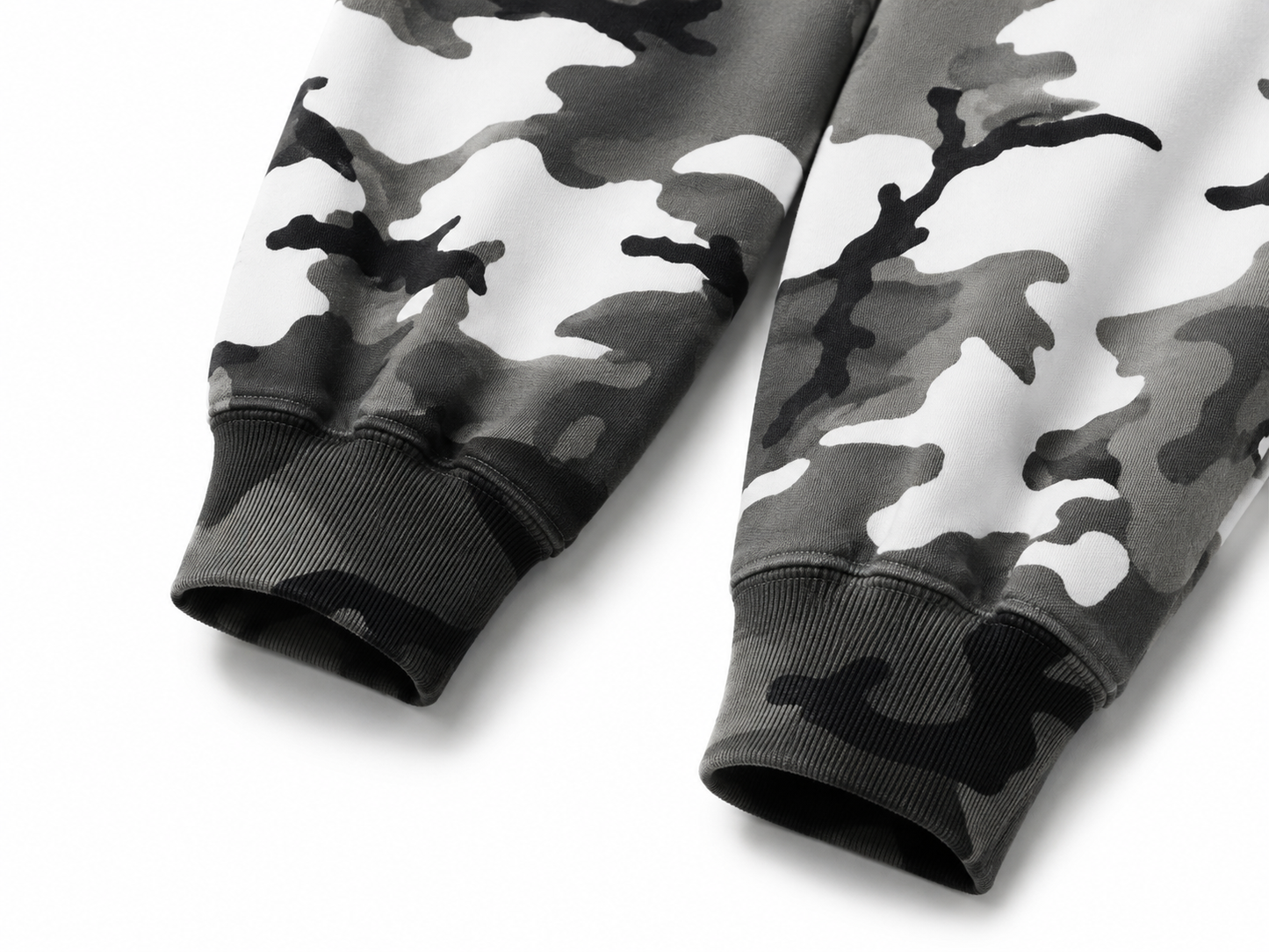 BIG Logo CAMO Hoodie — Oversized Streetwear Heavyweight Fleece